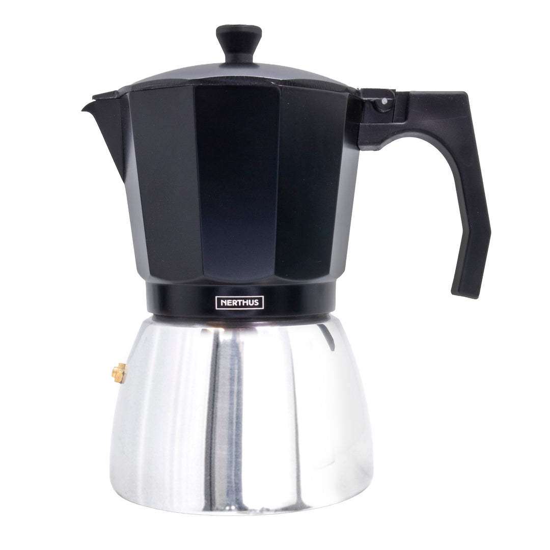 Cafetera Italiana de Inducción con Base de Acero Inoxidable