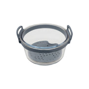 Recipiente de Cristal Redondo para Freidora de Aire con Base de Silicona 1,2 L