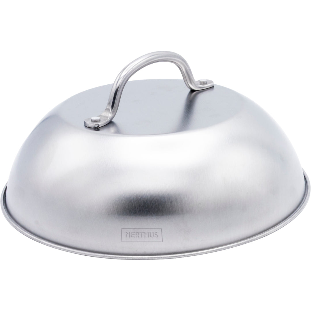 Campana para Hamburguesas de Acero Inoxidable 23 cm