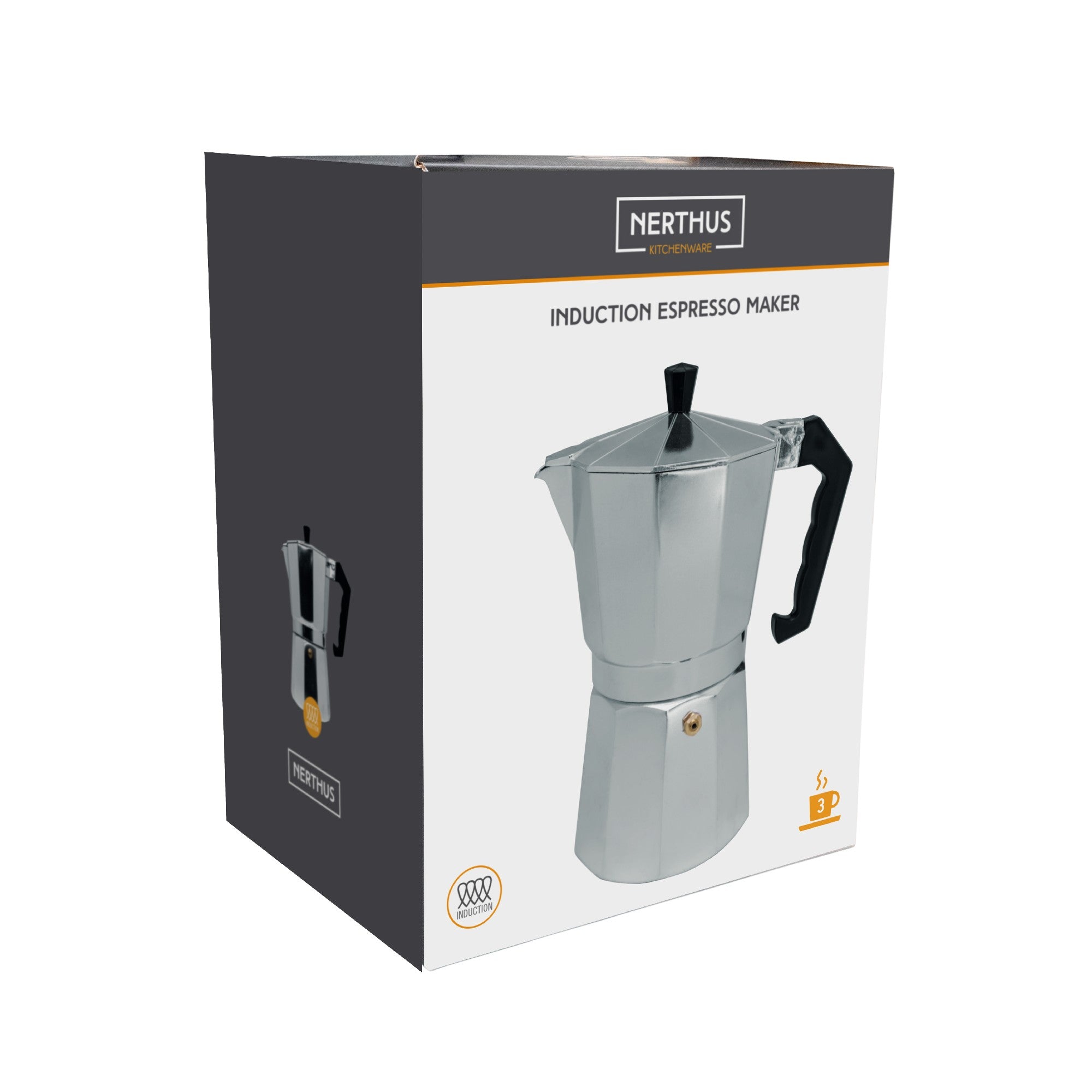 Cafeteira de indução italiana clássica