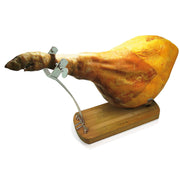Jamonero Plegable de Bambú con Base Antideslizante