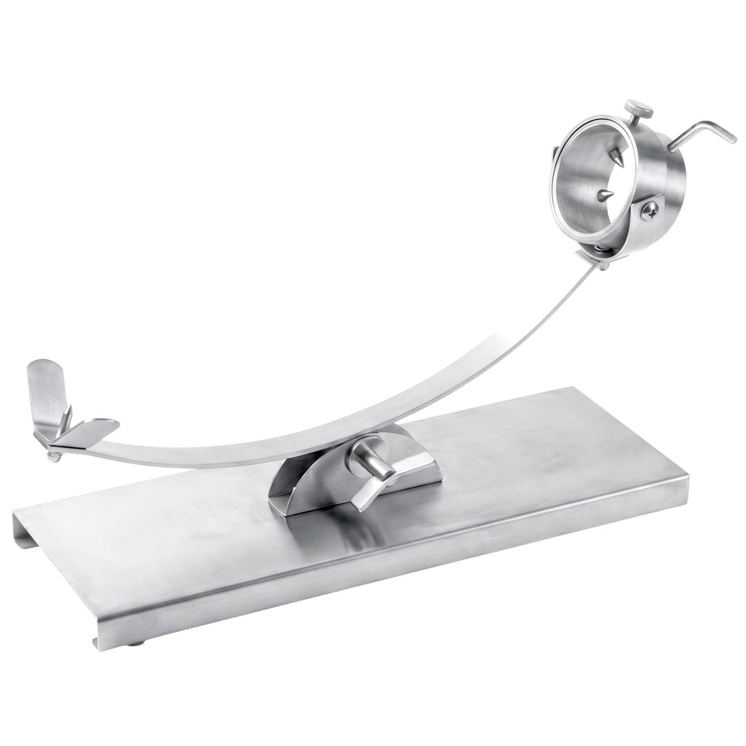 Jamonero Inox Basculante con Cabezal Giratorio