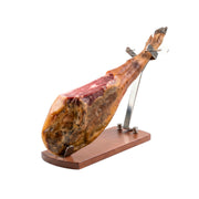 Jamonero Plegable de Madera con Brazo Cromado