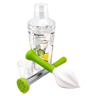 Cocktail set with shaker and ABS accessories