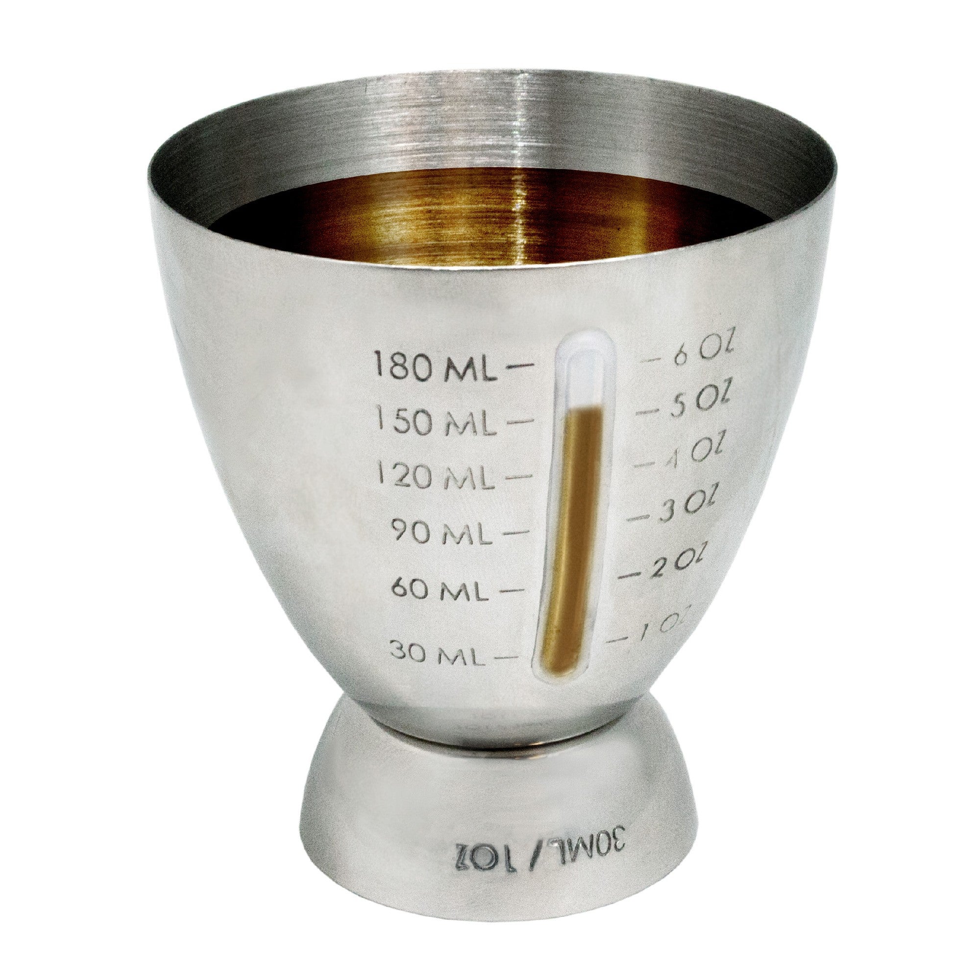 Medidor Coctelería Gigante Acero Inoxidable 30 a 180 ml