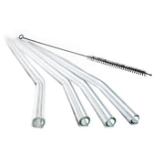 Pajitas de Cristal Reutilizables con Cepillo de Limpieza