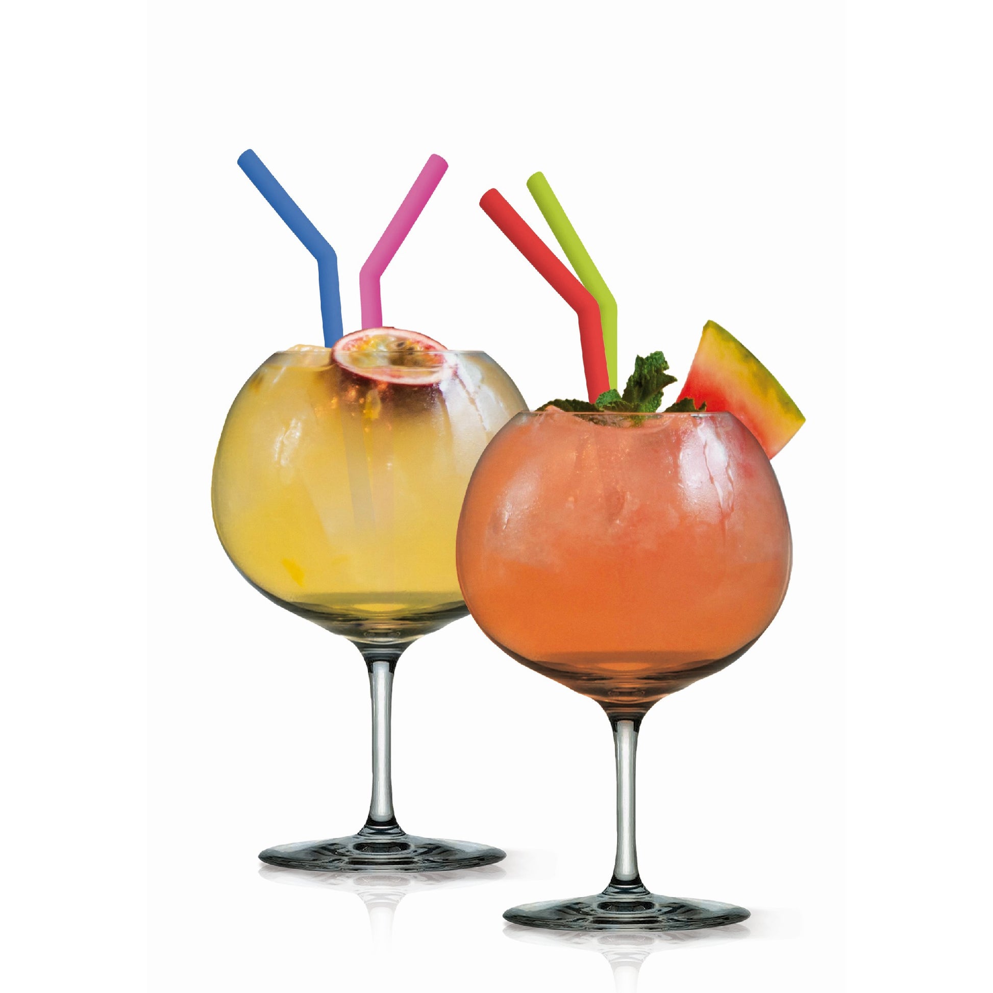Set 4 pajitas para postres Reutilizables