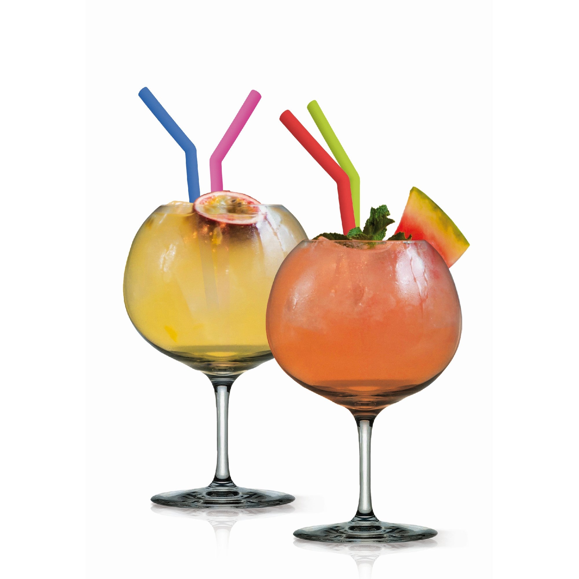 Set 4 pajitas para postres Reutilizables