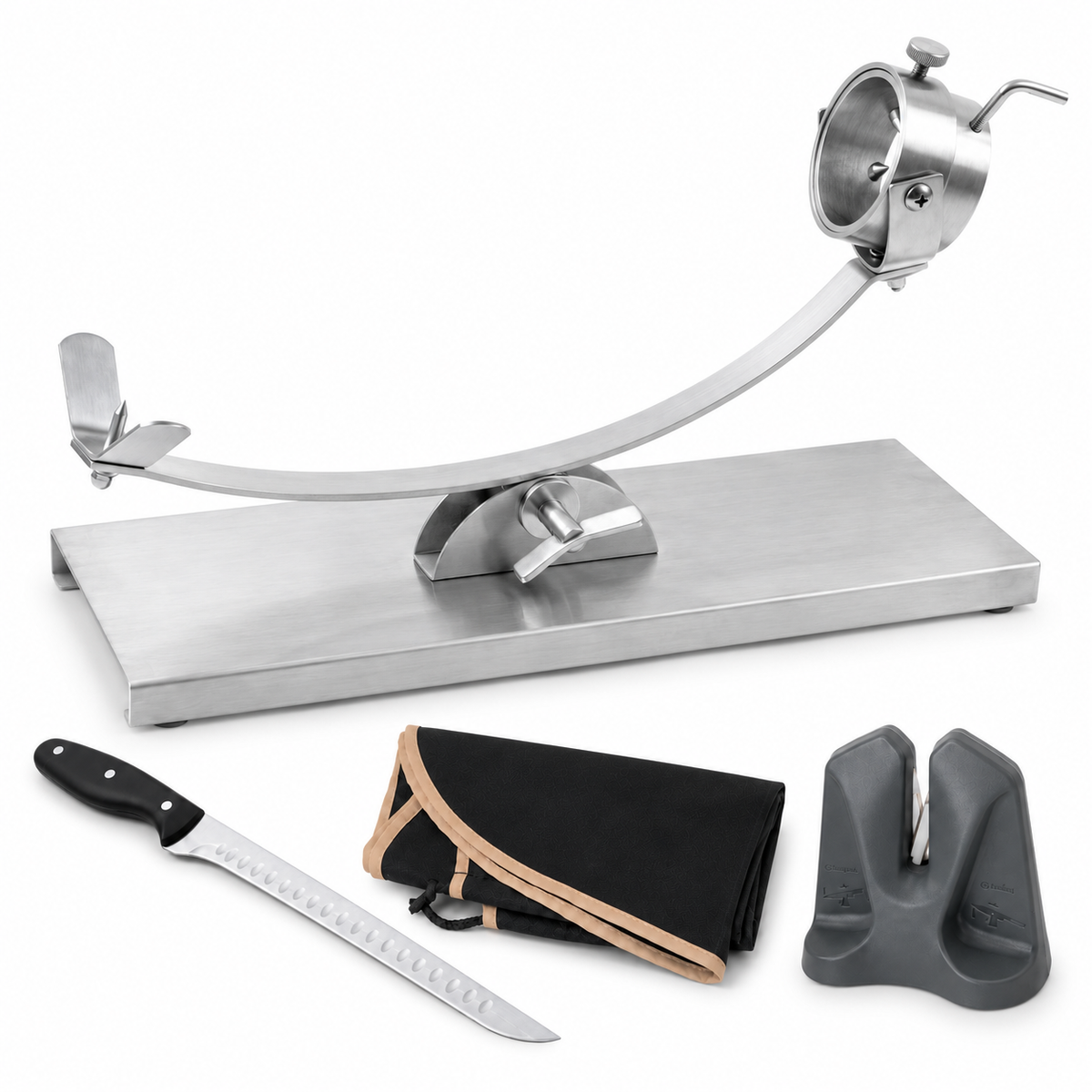 Set Maestro Prosciuttatore in Acciaio Inossidabile