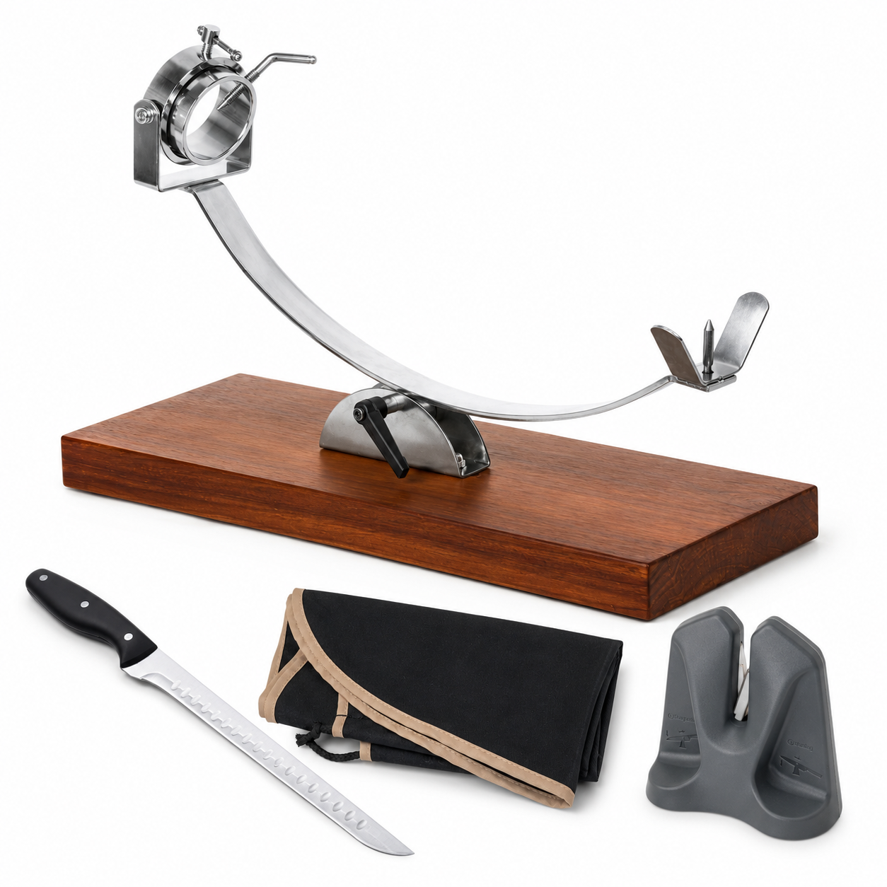 Set Maestro Prosciuttatore in Legno