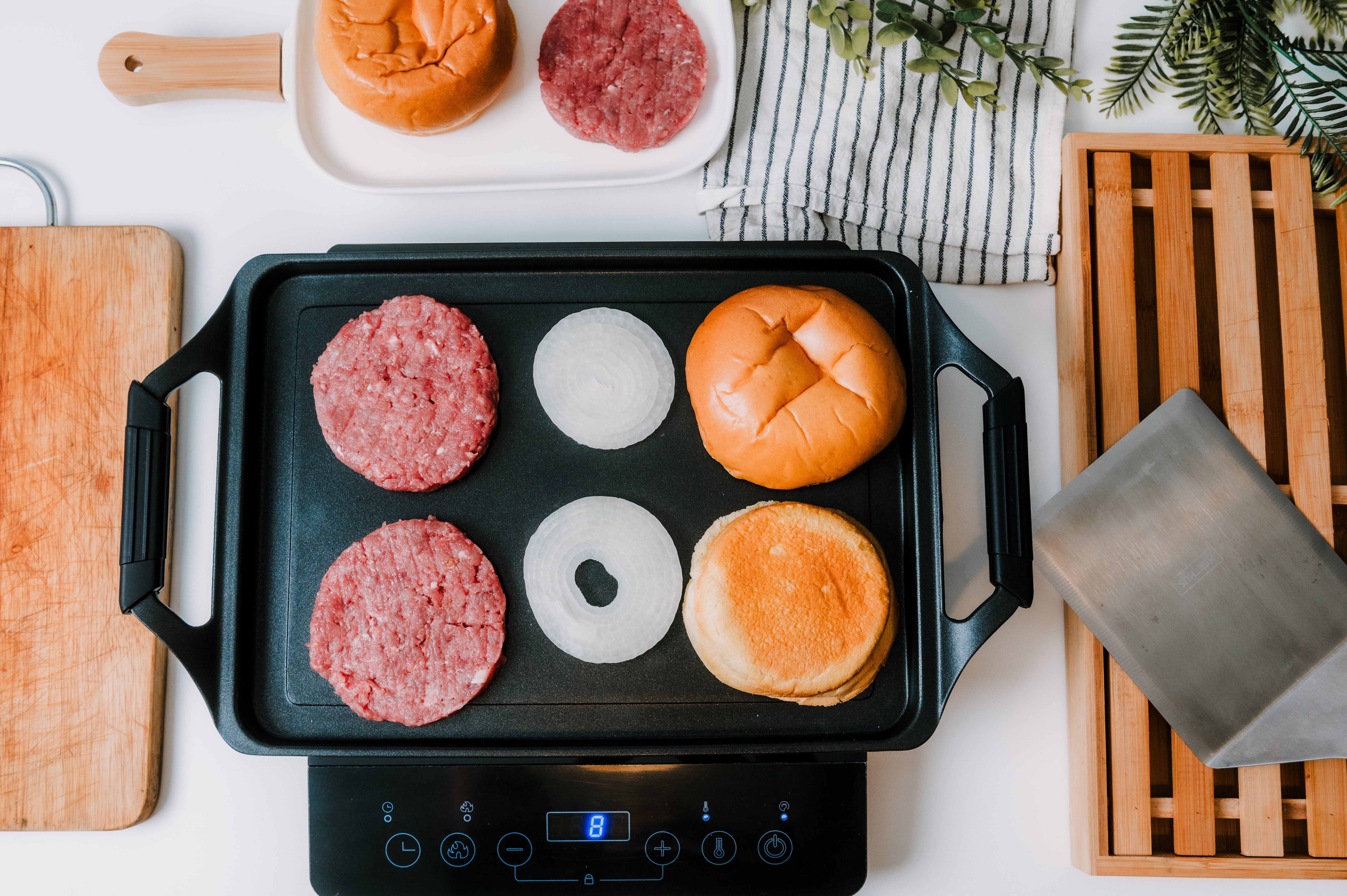 Plancha Asador de Aluminio Fundido Antiadherente Quantanium de PPG – 43 cm